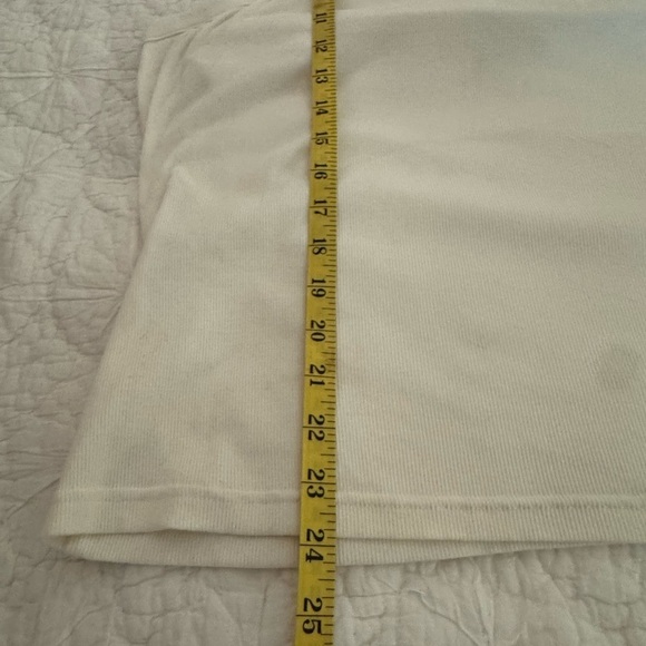 Papinelle Ribbed Shelf Bra Tank with snaps size 3XL Cream/Off White - Picture 9 of 10